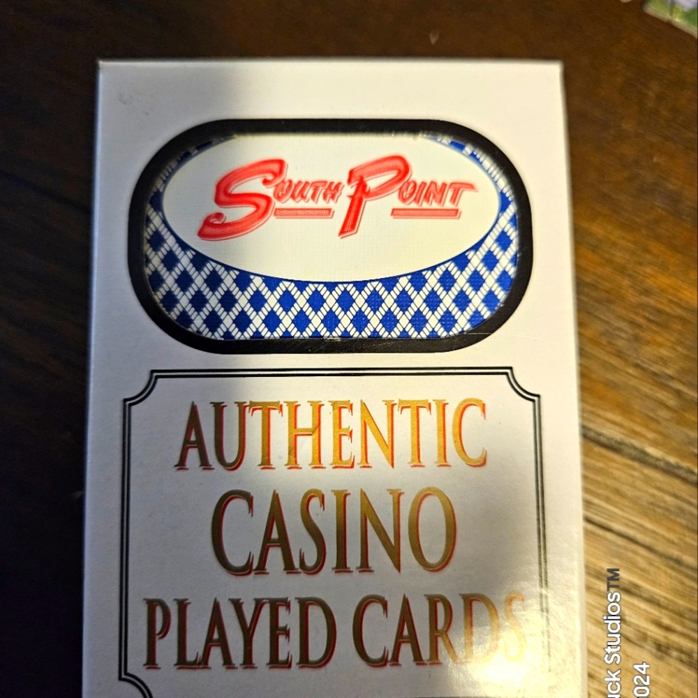 South Point Casino Played Cards Hotel Las Vegas Deck of Cards South Coast